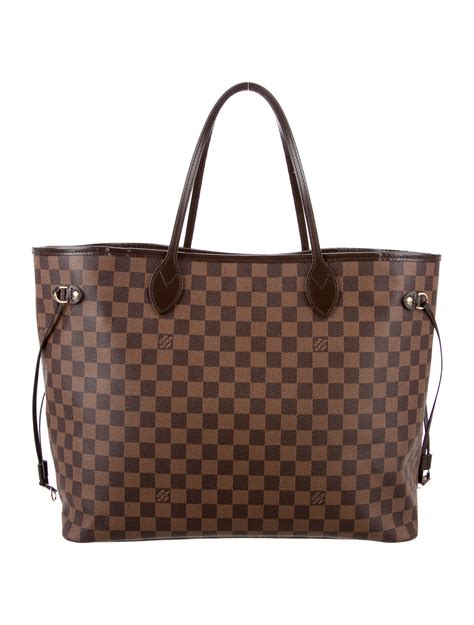 lv neverfull damier ebene dull|louis vuitton Damier Ebene strap.